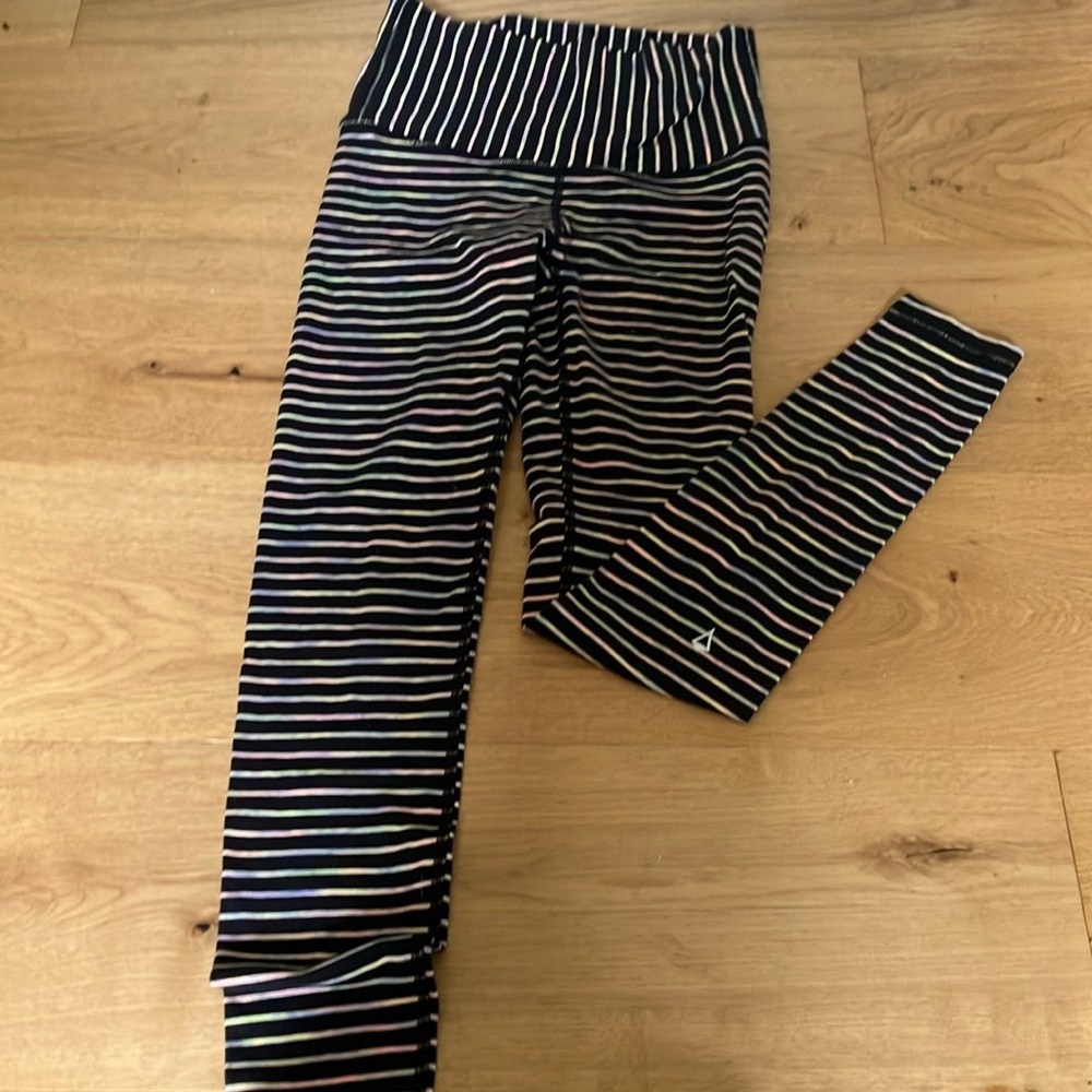 Ivivva Black Leggings High Waist Full Length